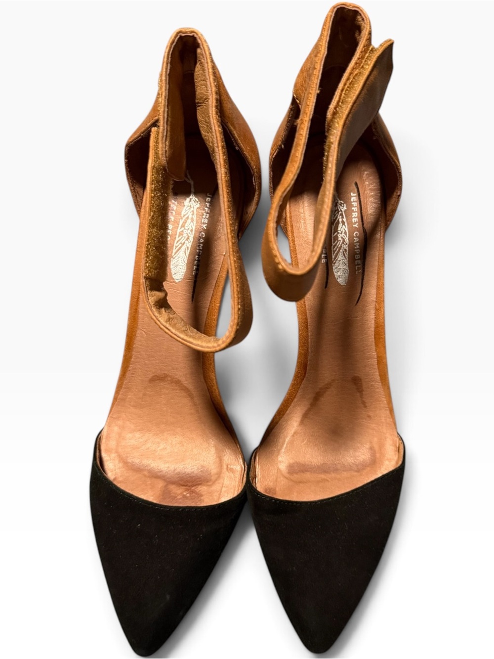 Jeffrey Campbell x Free People Solitaire Heels Brown Black Size 7 - Picture 2 of 6